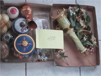 Lot of misc. decor and marble grapes