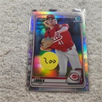 2020 Bowman Chrome Refractor Nick Lodolo