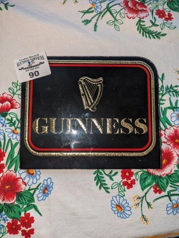 Guiness plaque