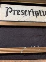 Art Deco Prescriptions Pharmacy Light Up Sign