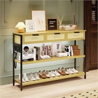 FREDEES Console Table with Outlets  41