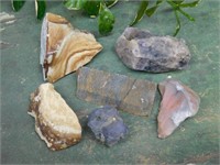 MIXED LOT ROCK STONE LAPIDARY SPECIMEN