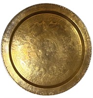 Etched Brass Wall Tray