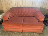 2 Cushion love seat-51x35xseat height -16”