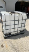 Used 250 Gallon Water Tank With Frame