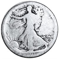 1916-S Walking Half Dollar NICELY CIRCULATED