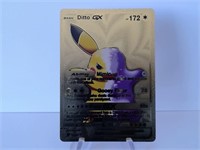 Pokemon Card Rare Gold Ditto GX