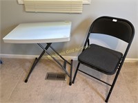 Small Folding Table & Chair