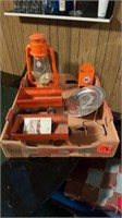 ALLIS CHALMERS DECORATIVE LANTERN, A-C MATCH BOX