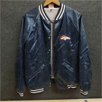 Vintage Cardinal Bomber Style Satin Jacket Broncos