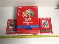 Canon Photo Paper Various Sizes and finishes