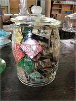 Planter Peanut Canister With Match Books