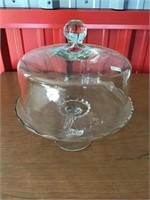 Glass Cake Plate With Cover