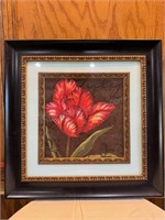 Floral Decorative Wall Frame 21”x21