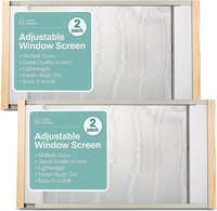 Home Intuition 2-Pack Adjustable Window Screen