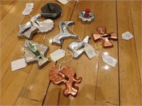9 vtg cookie cutters