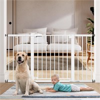 BABELIO 29-55 Inch Extra Wide Baby Gate, Metal Aut