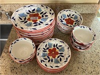 Partial Set of Pier 1 Earthenware Dishes