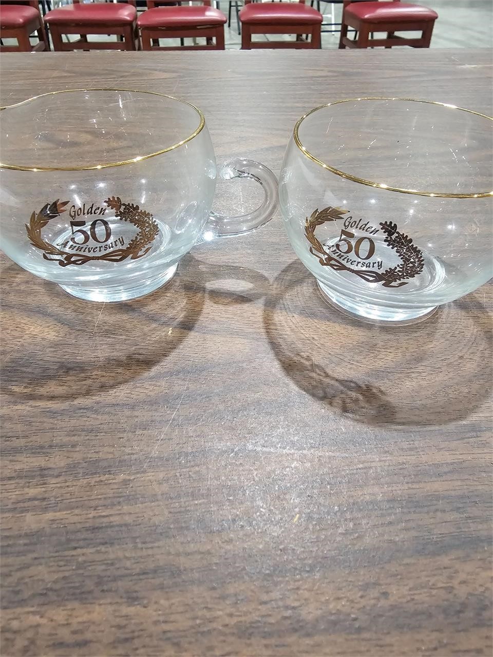 50th Wedding Anniversary Glassware