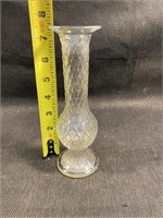 Vintage E.O. Brody Diamond Flower Vase 7.5" Tall