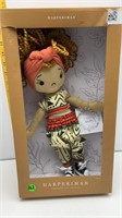 NEW HARPERIMAN 14" HANDMADE LINEN DOLL QUINN