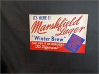 Vintage Marshfield Lager Poster