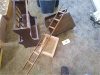 Lot of four wooden items