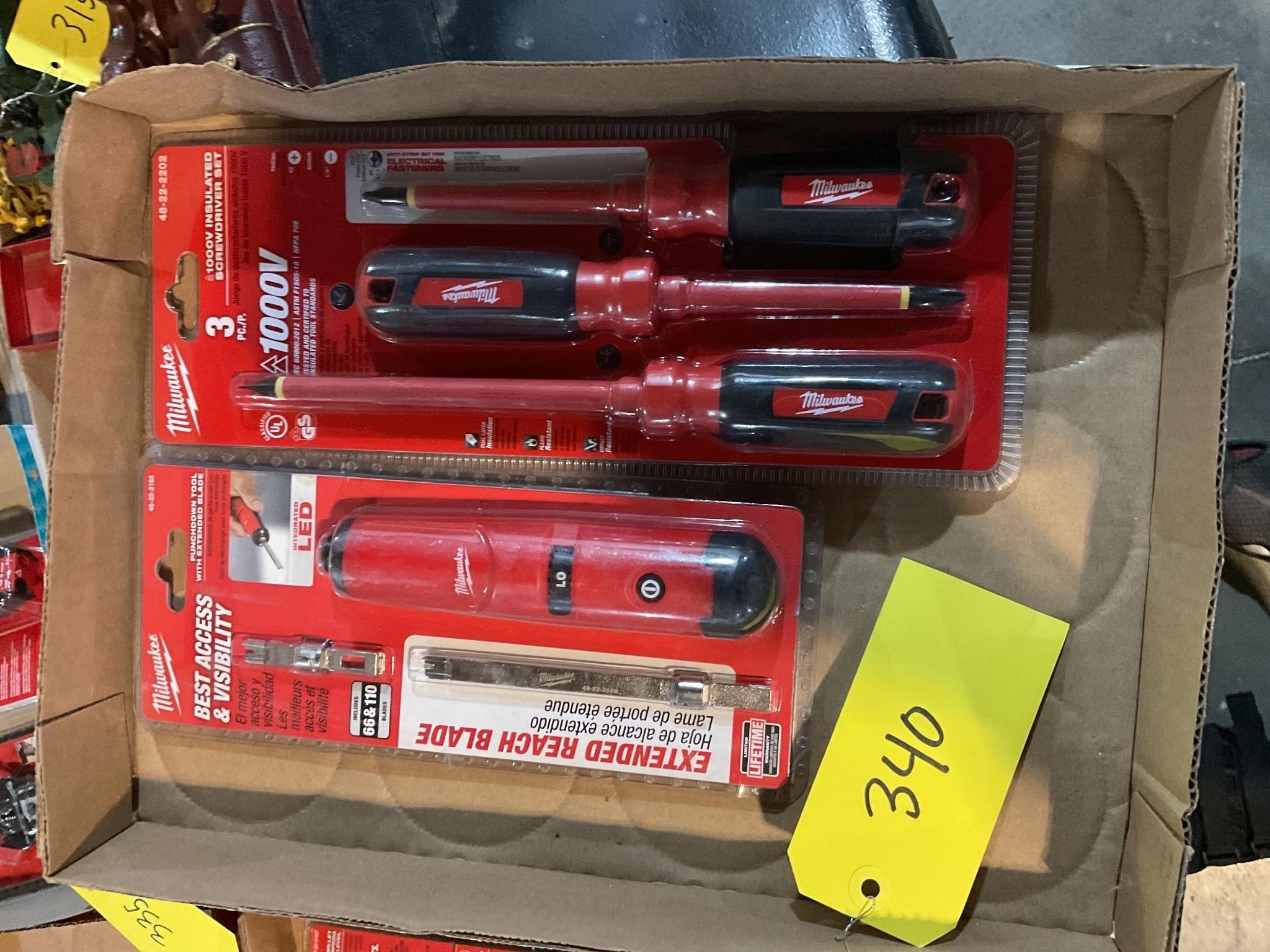 Milwaukee punch down tool insulated screwdrivers