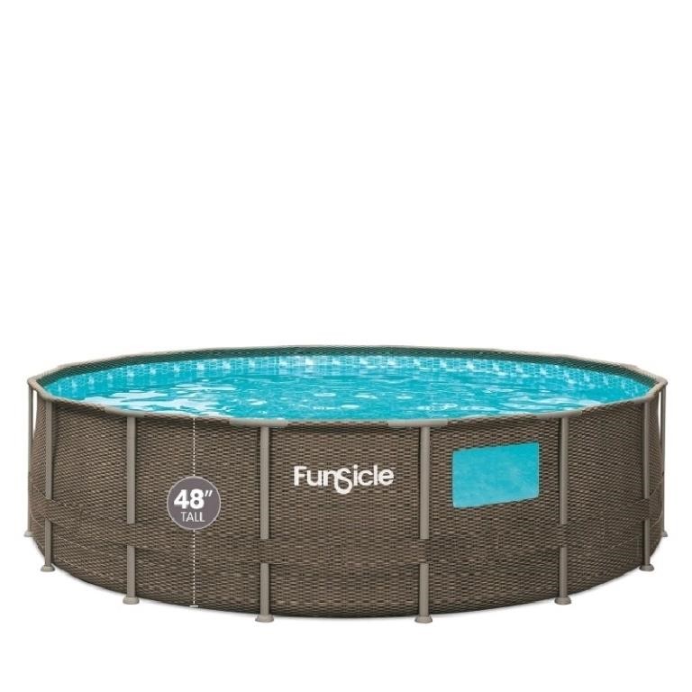 New Funsicle 16 ft Crystal Vue Oasis Designer Pool