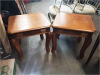 2 Nice Wooden End Tables