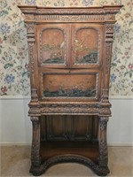 Antique French Neoclassical Wine Cabinet with