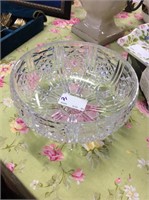 Crystal footed bowl