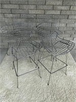 BERTOIA-STYLE WIRE FORM BARSTOOLS