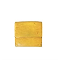 Louis Vuitton Epi Leather Yellow Compact Wallet