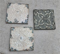 Embossed Metal Wall Plaques