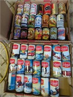 Vintage Schmidt beer cans and other name brands