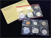 1960 Silver US Mint Uncirculated Coin Set