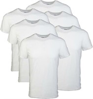 Gildan Men's Large 6-Pack Crew Neck T-Shirt,