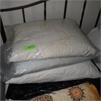 3 FEATHER PILLOWS FOR RE-TICKING
