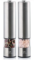 New Electric Salt and Pepper Grinder Set -