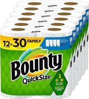 Bounty Quick-Size Paper Towels,12 Family Rolls