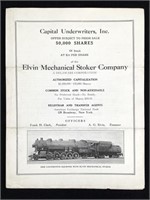 Elvin Mechanical Stoker Co. Stock Offer Prospectus