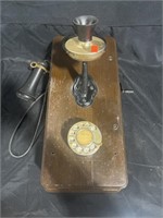 Vintage Wall Telephone by W E Co