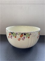 Vintage Signed Hall's Floral Mixing Bowl