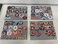Box Lot Assorted Football Badges