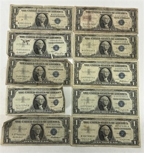 (10) $1 BLUE SEAL NOTES