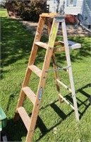 5 ft Wagner Wooden Step Ladder