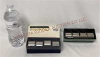 Vintage Kirk Stieff Pewter Napkin Rings w Boxes