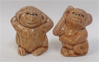 Vintage Pottery Monkeys