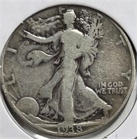 1938 Walking Half Dollar